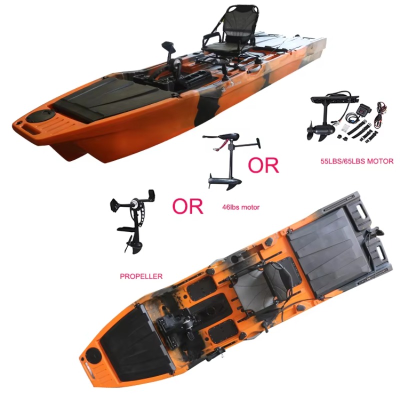 Fishing Boat Trolling Motor - 바이킹 12.6피트 싱글 카약 페달 프로펠러