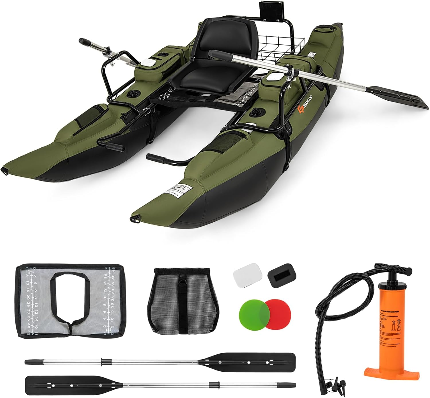 Fishing Boat Seat - 성인용 풍선형 배보트(접이식 패딩 시트, 조절