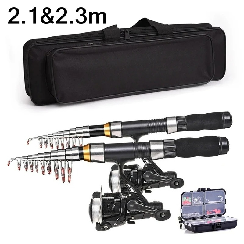 Fishing Boat Cover - 브라브맥 2.1/2.3m 텔레스코픽 낚싯대 릴 콤보