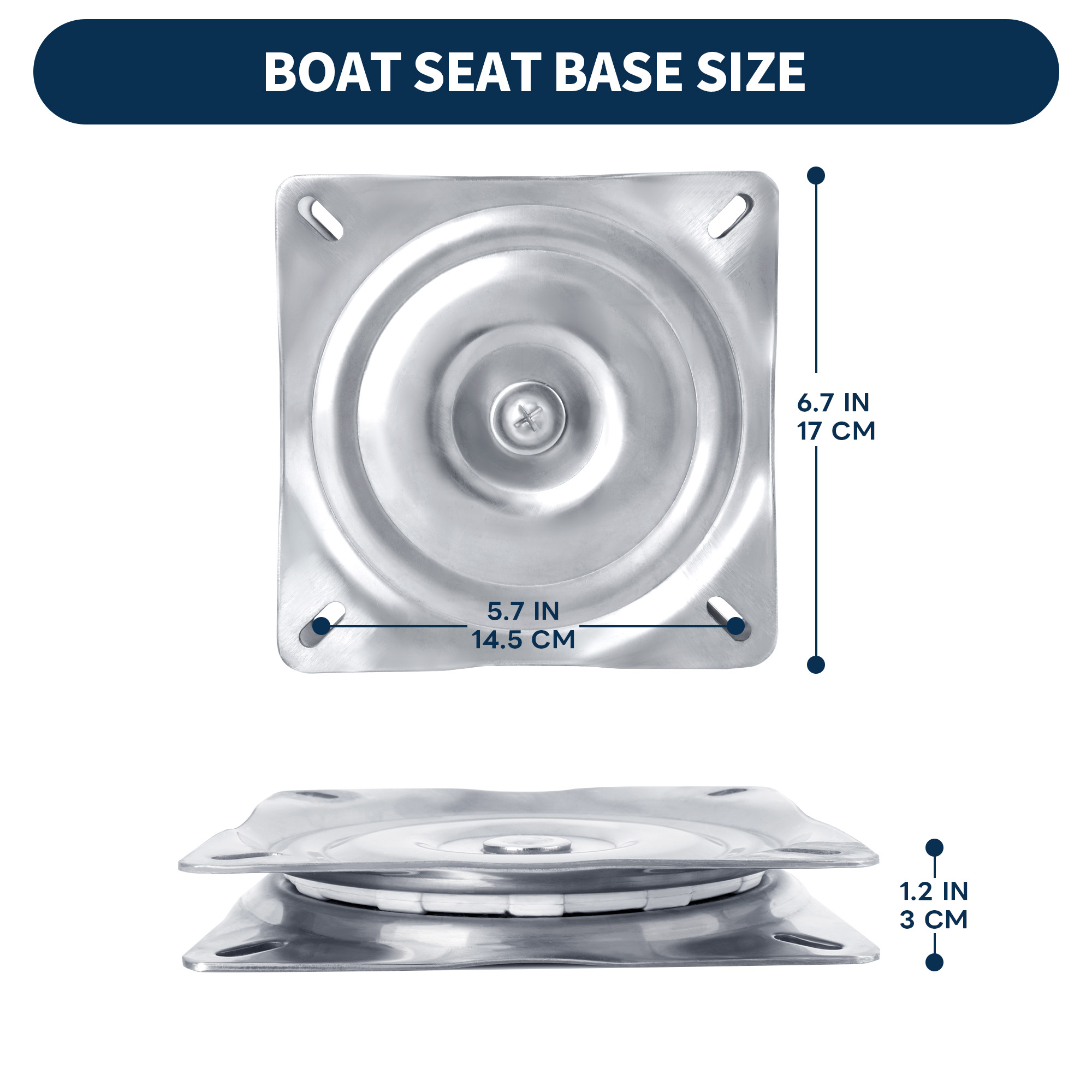 보트 시트 회전판, 316 스테인리스 스틸 시트 회전판 - Fishing Boat Steering Wheel 리뷰 및 가격