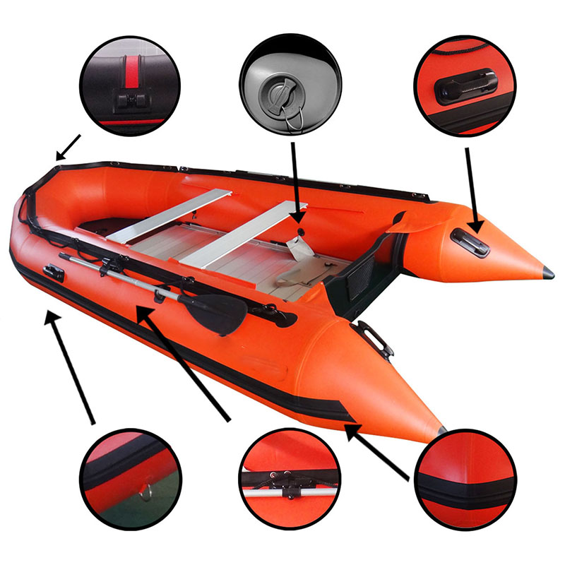 공장가 알루미늄 바닥 아웃보드 모터가 장착된 고무 낚시 - Fishing Boat Outboard Motor 리뷰 및 가격