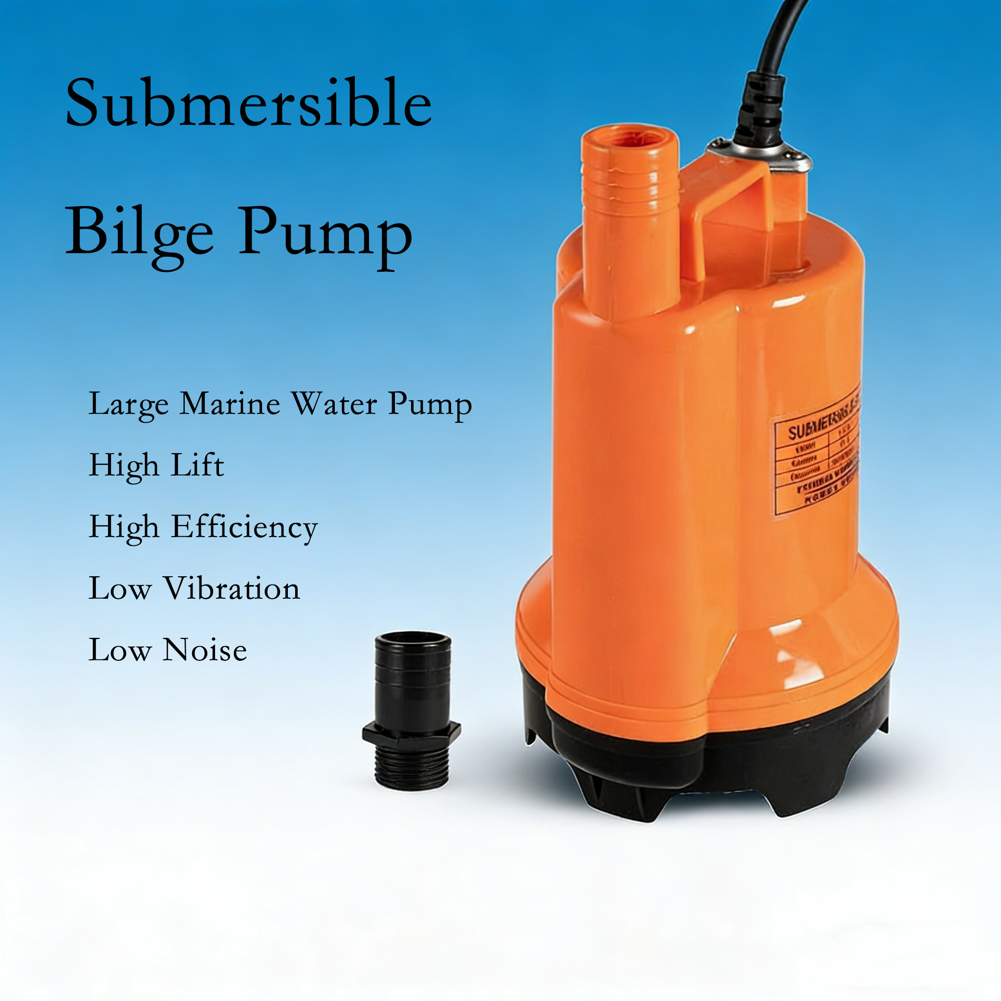 12V DC 수중 워터 펌프, 고유량 해양 빌지 펌프, - Fishing Boat Bilge Pump 리뷰 및 가격